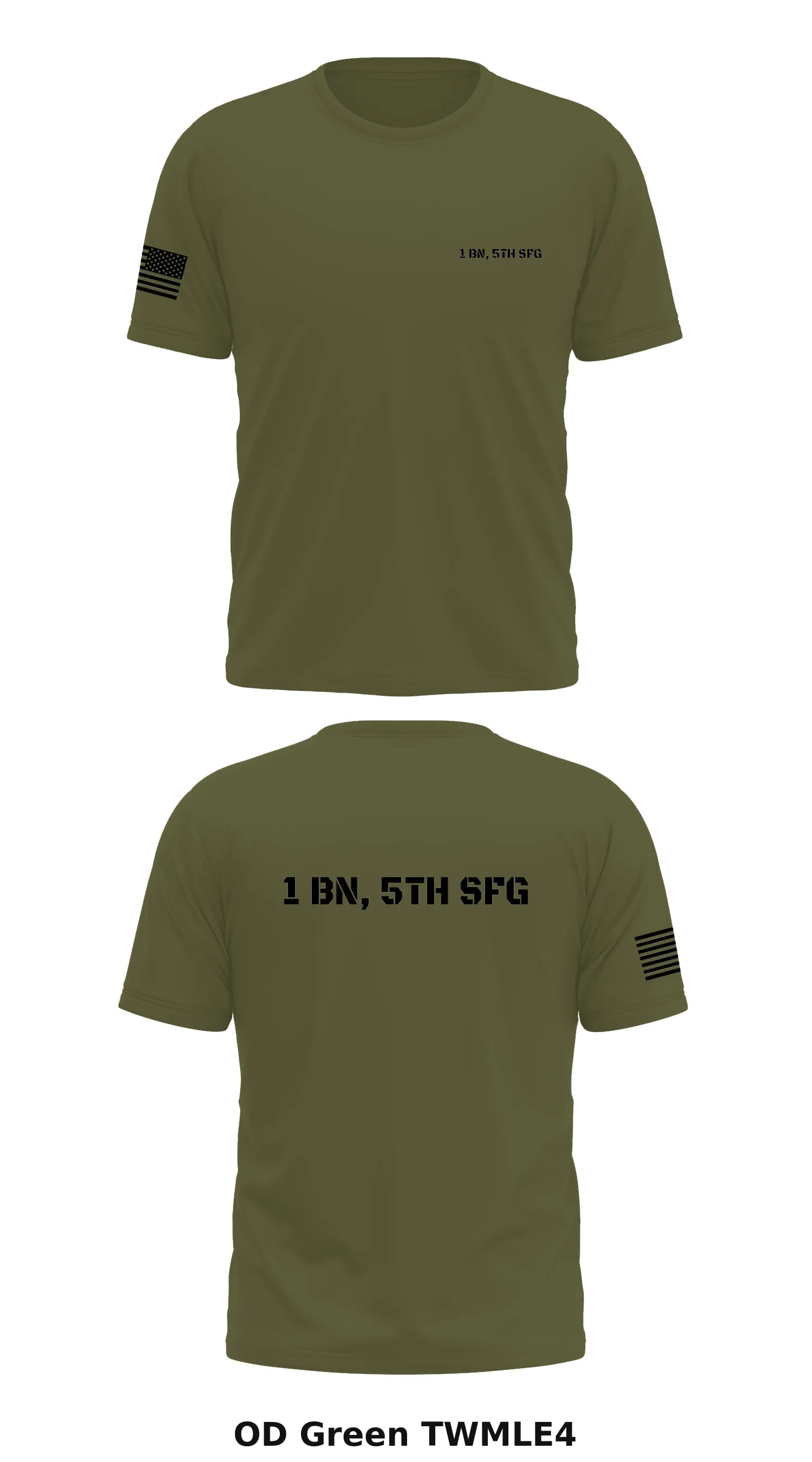 1 BN, 5th SFG Store 1 Core Men's SS Performance Tee - TWMLE4