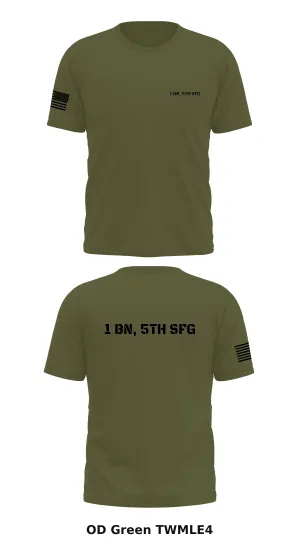 1 BN, 5th SFG Store 1 Core Men's SS Performance Tee - TWMLE4
