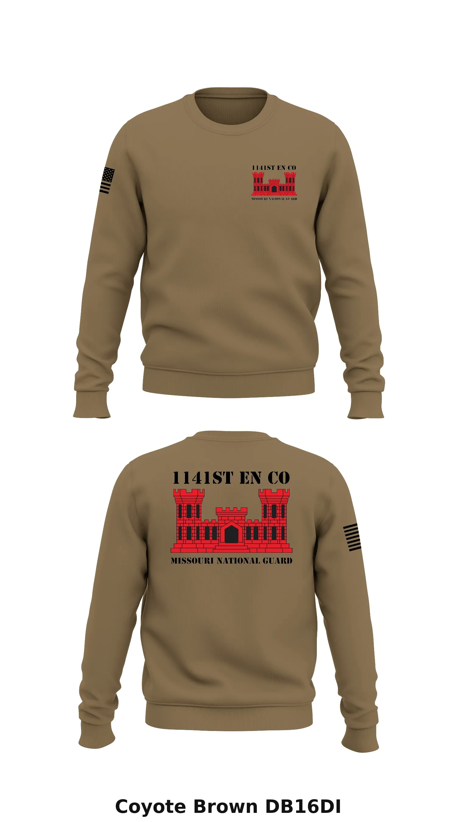 1141st EN CO Store 1 Core Men's Crewneck Performance Sweatshirt - DB16DI