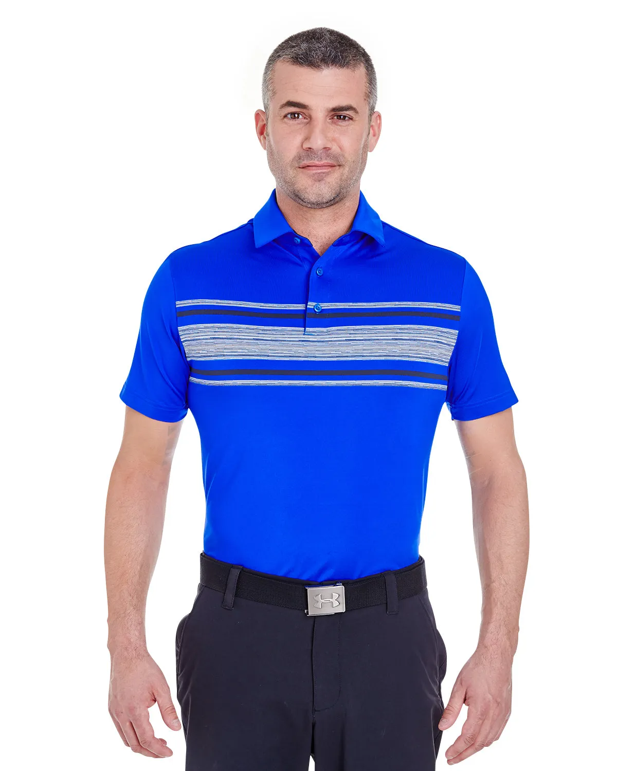 1253479 Under Armour Men's Playoff Space Dyed Polo