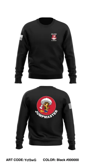 127th EN BN, 1BCT 82nd ABN Div  Core Men's Crewneck Performance Sweatshirt - Ycf3wG