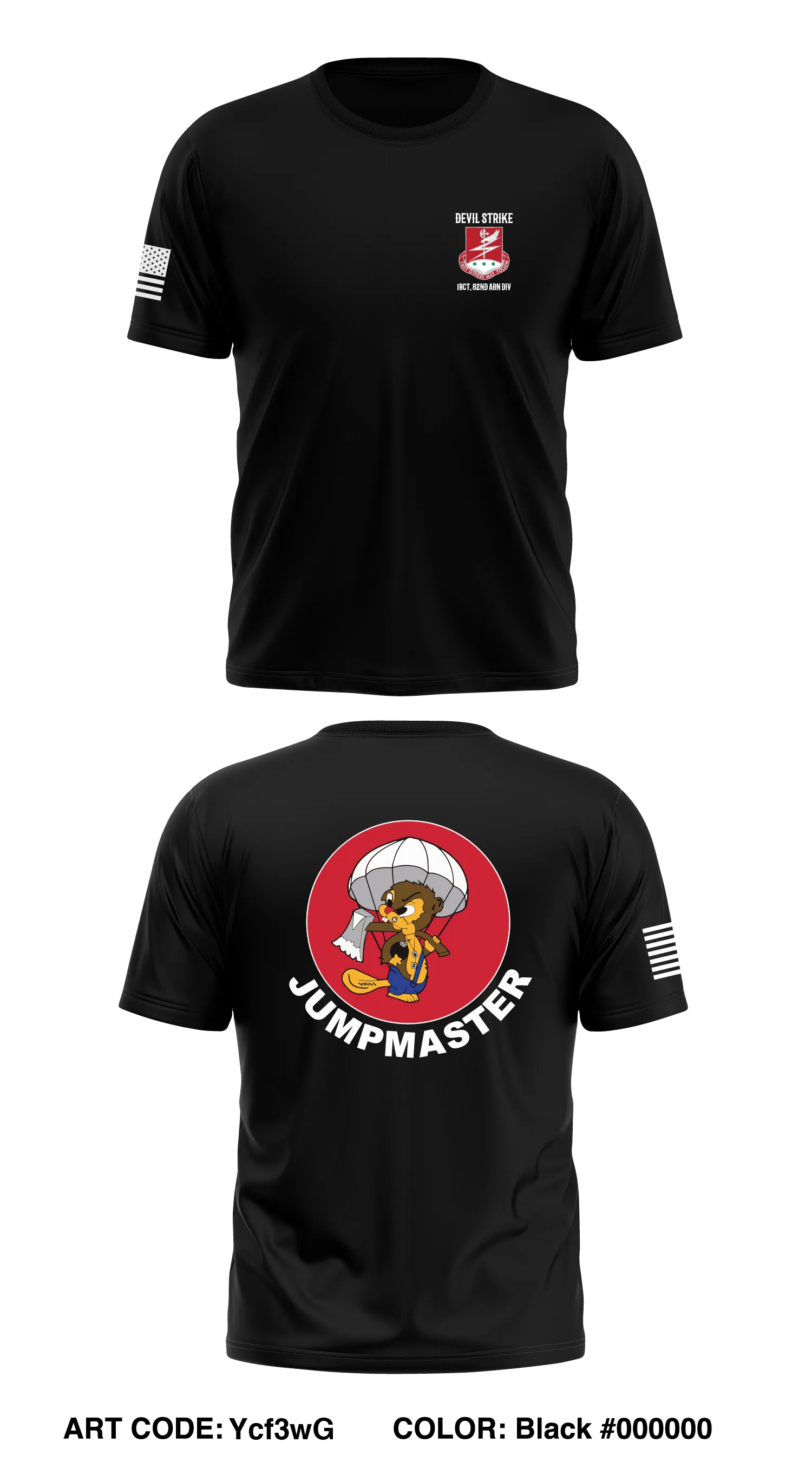 127th EN BN, 1BCT 82nd ABN Div Core Men's SS Performance Tee - Ycf3wG