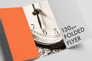 130gsm Folded Flyer