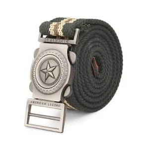 140CM Men Pentagram Extended Length Canvas Military Tactical Belt Automatic Buckle
