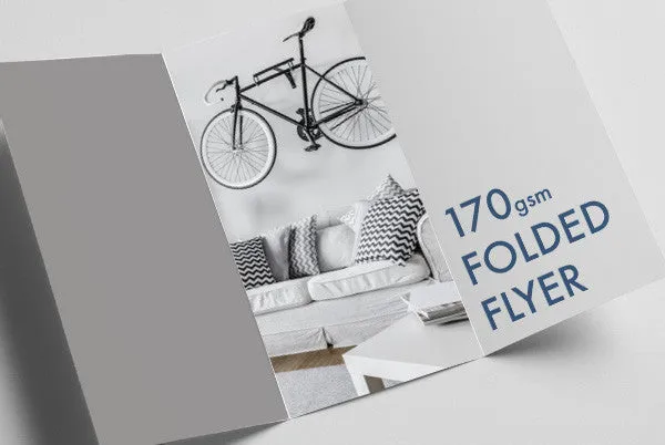 170gsm Folded Flyer