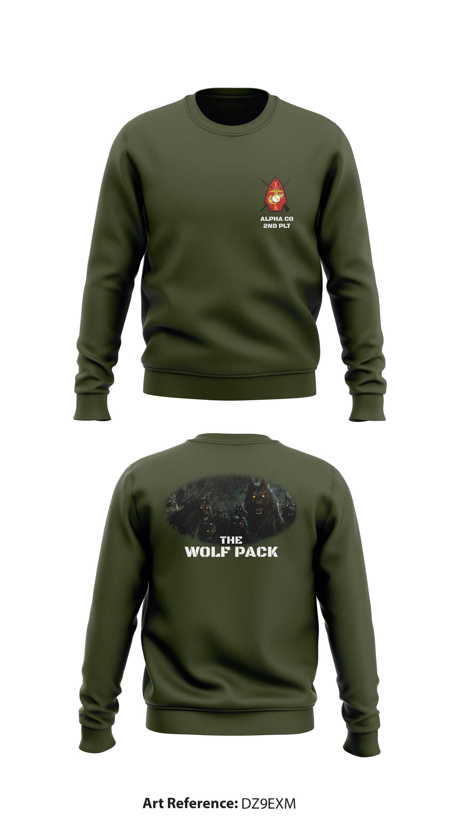 1/8 Store 1 Core Men's Crewneck Performance Sweatshirt - dz9EXM