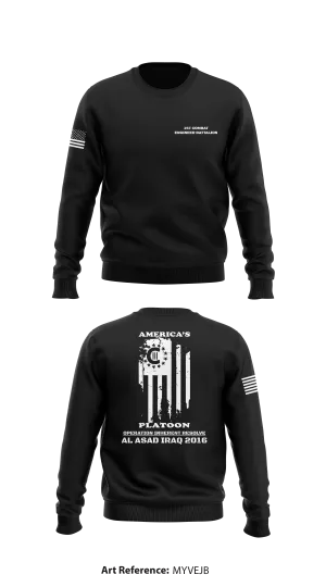 1st Combat Engineer Battalion  Store 1 Core Men's Crewneck Performance Sweatshirt - MYvEjb