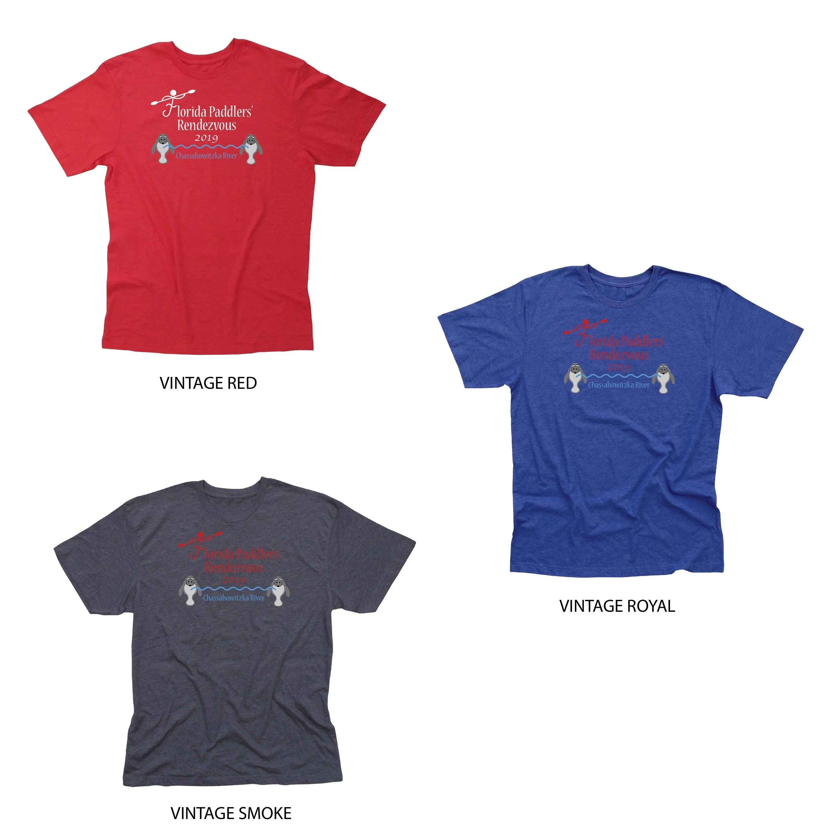 2019 Florida Paddlers Rendezvous Men's Cotton Blend T-Shirt