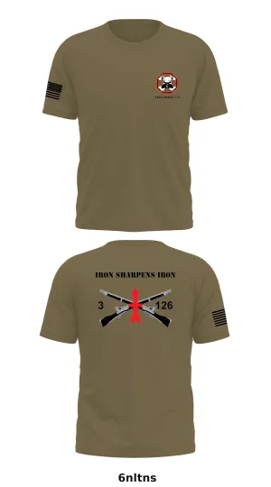 3 BN 126th  Store 1 Core Men's SS Performance Tee - 6nltns
