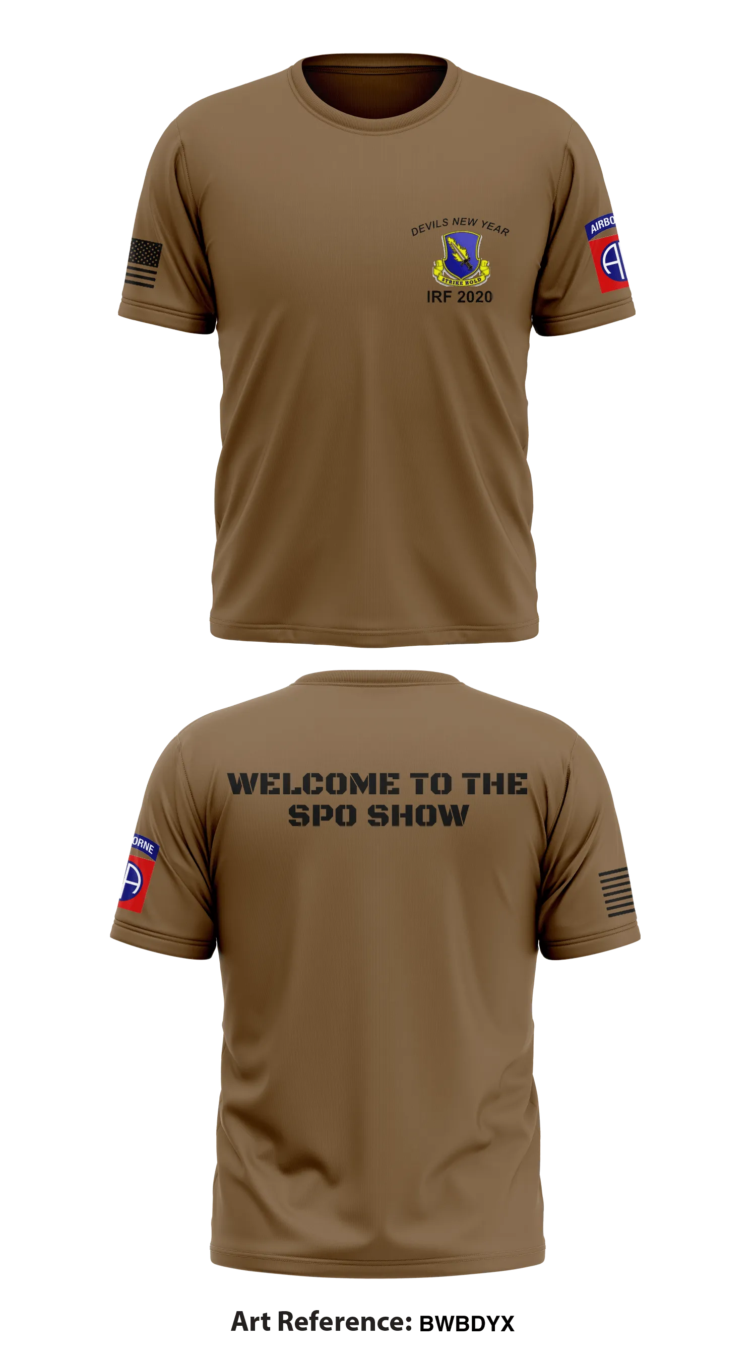 307th Brigade Support Battalion, 1st Brigade Combat Team, 82nd Airborne Division Store 1 Core Men's SS Performance Tee - BwBDyX
