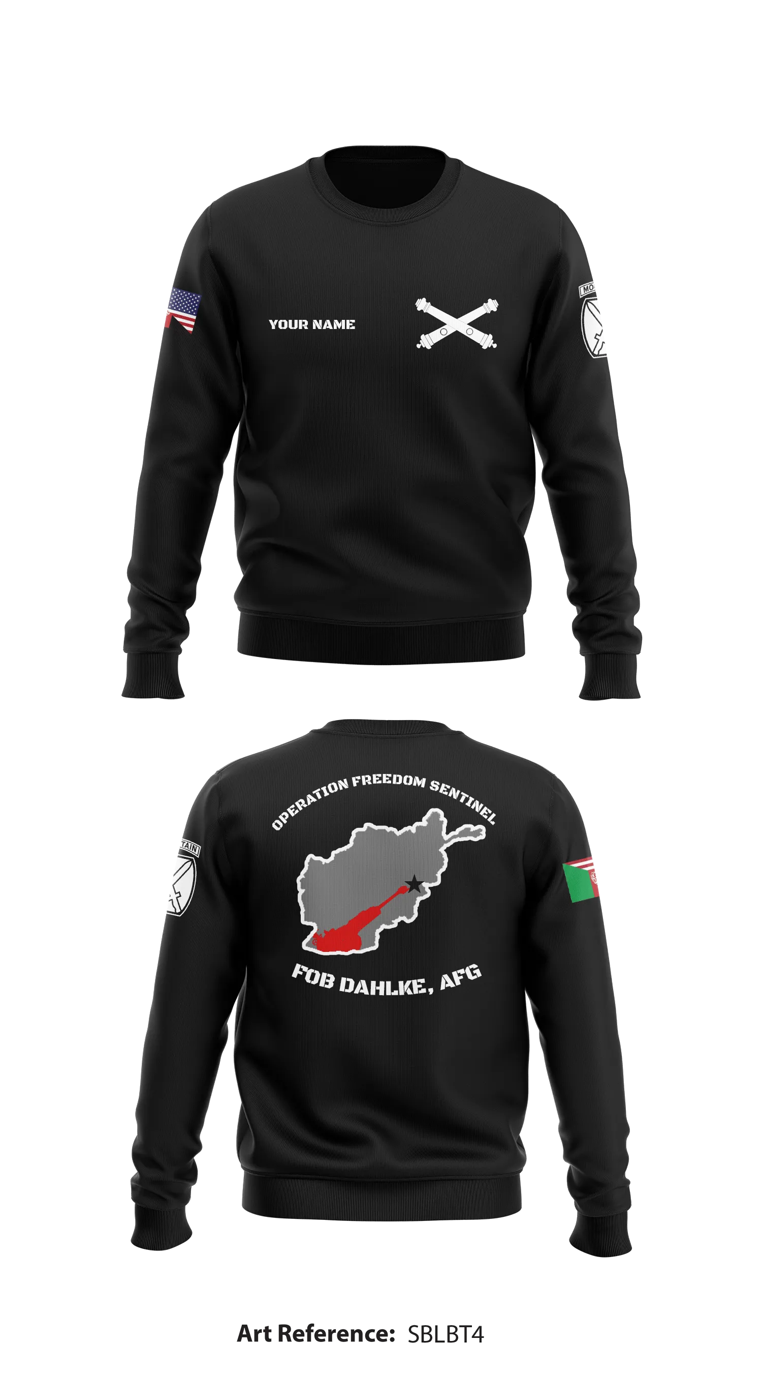 3rd BN, 6th FAR, 1BCT, 10MTN Store 1 Core Men's Crewneck Performance Sweatshirt - sbLbT4