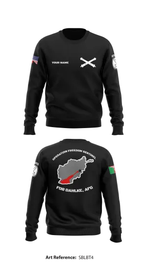 3rd BN, 6th FAR, 1BCT, 10MTN Store 1 Core Men's Crewneck Performance Sweatshirt - sbLbT4