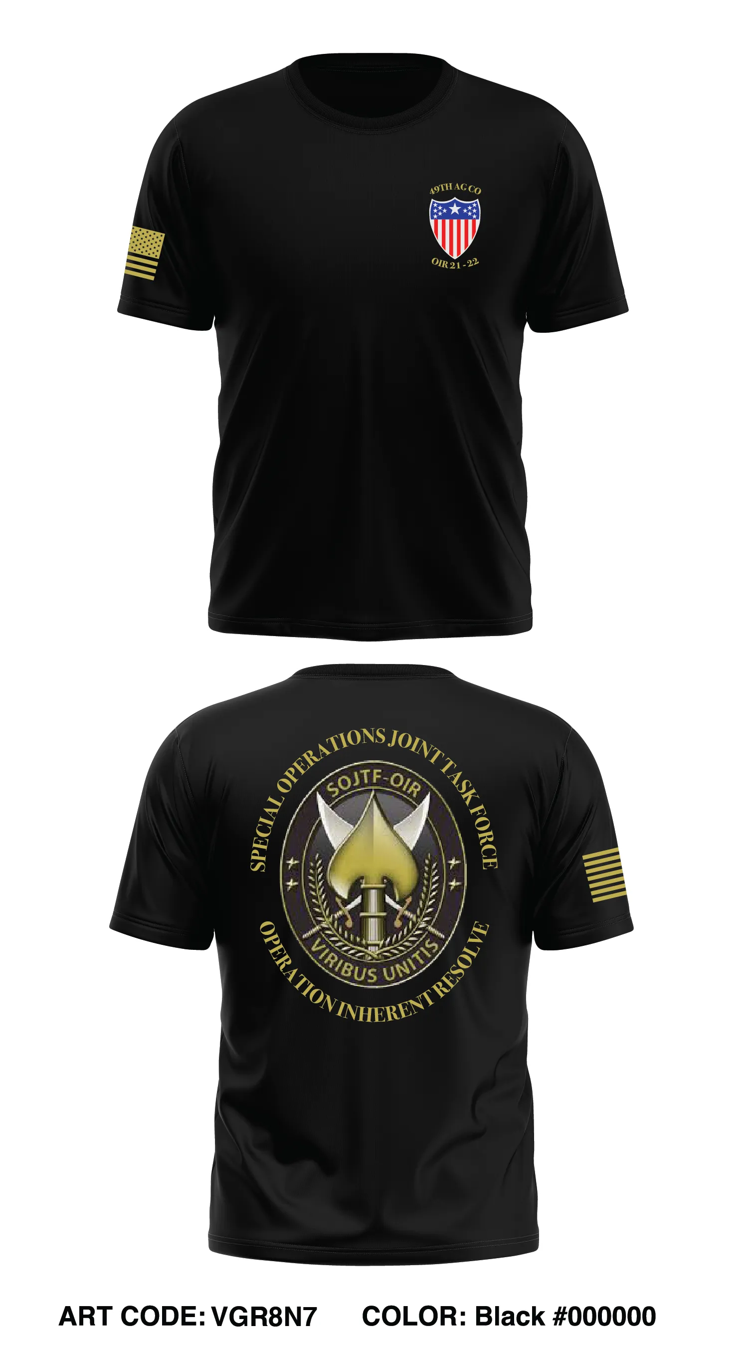 49th AG Co Store 1 Core Men's SS Performance Tee - VGR8N7