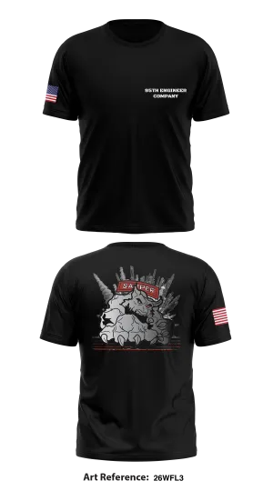 95th Engineer Company  Store 1  Core Men's SS Performance Tee - 26WFL3