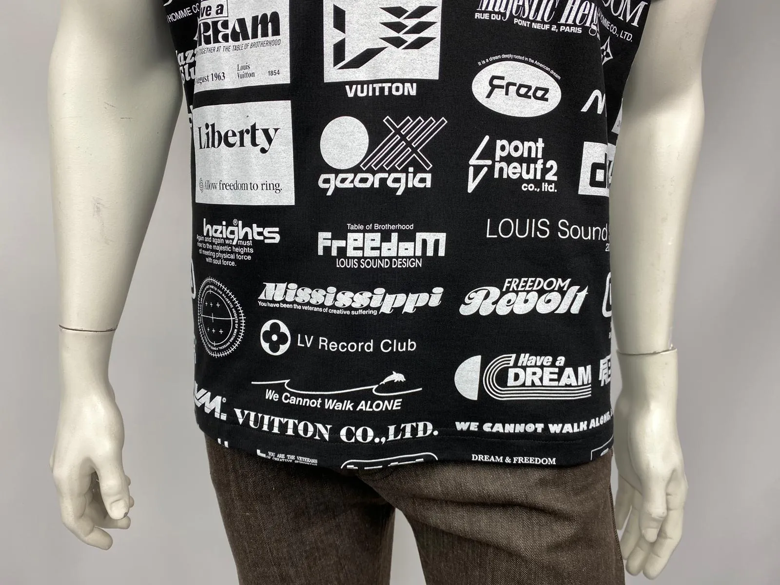 Allover Logos Printed T-Shirt