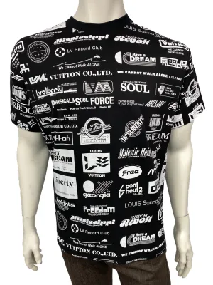 Allover Logos Printed T-Shirt