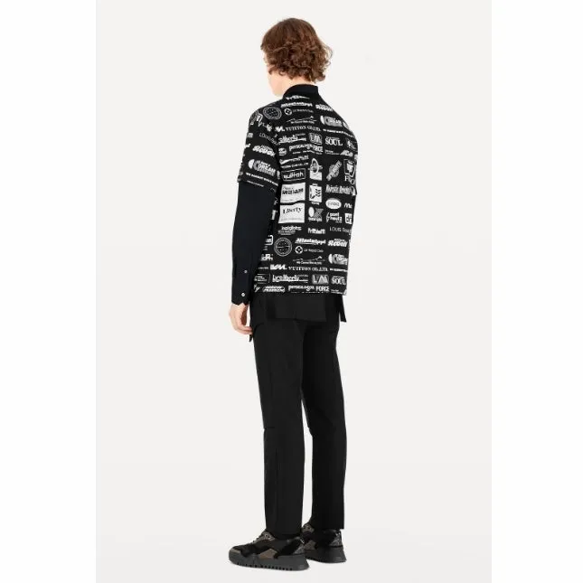 Allover Logos Printed T-Shirt