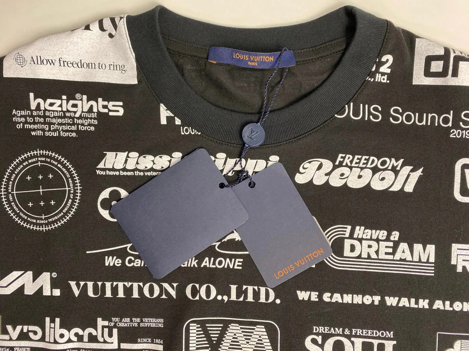 Allover Logos Printed T-Shirt