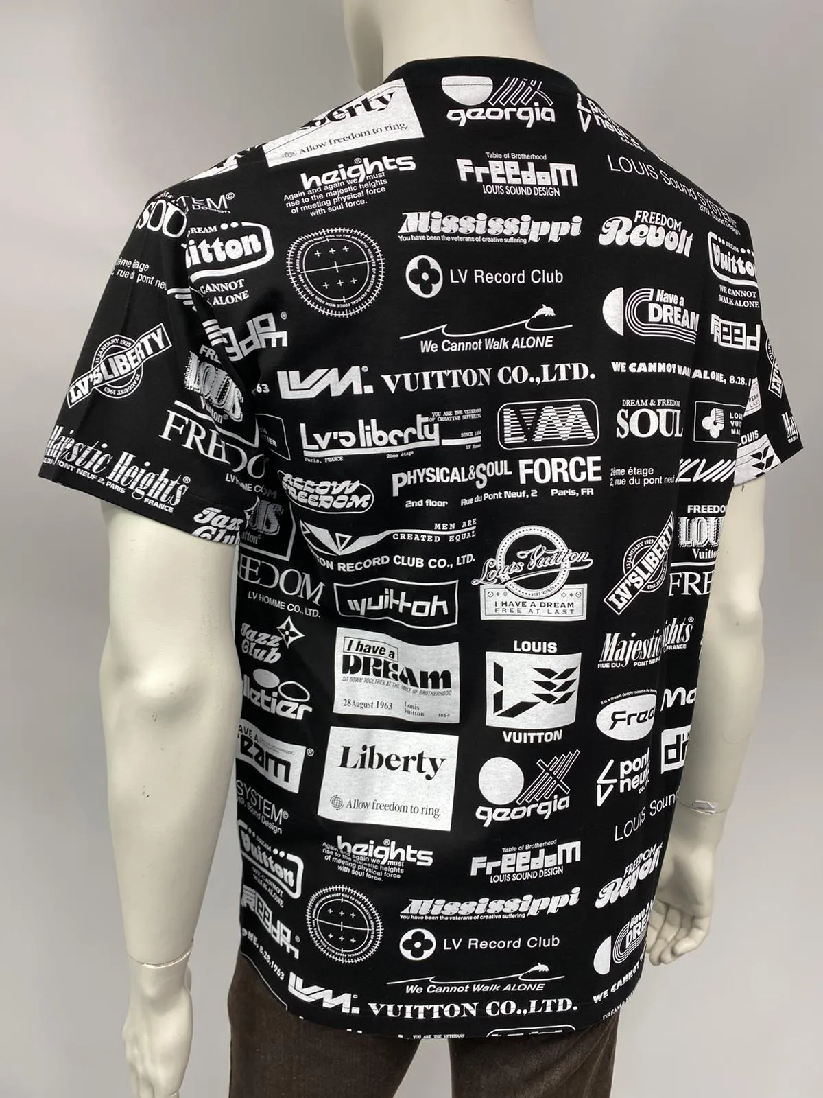 Allover Logos Printed T-Shirt