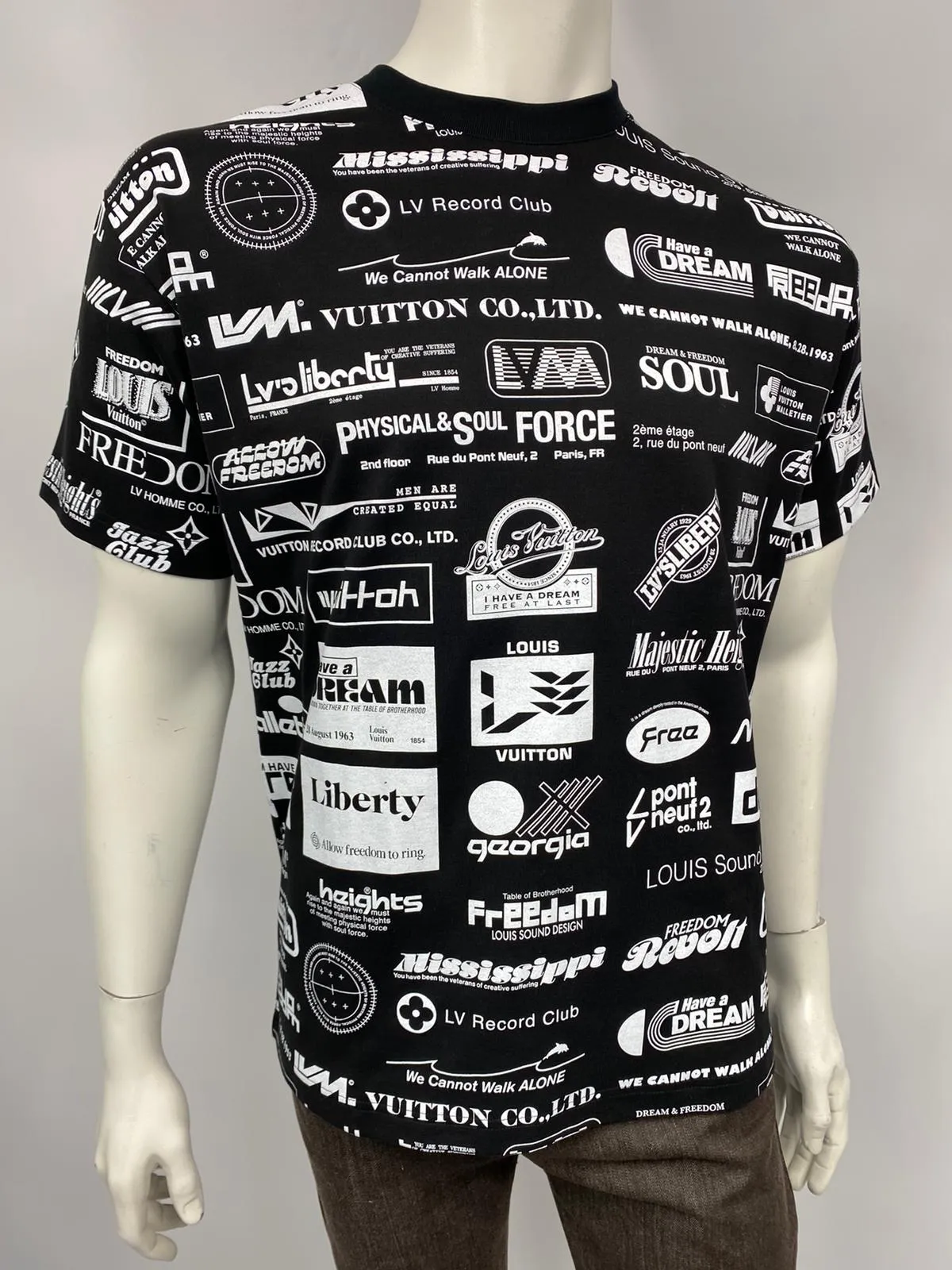 Allover Logos Printed T-Shirt