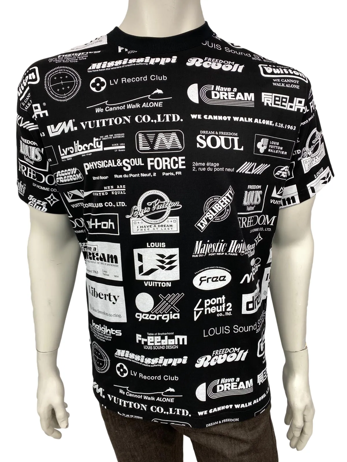 Allover Logos Printed T-Shirt