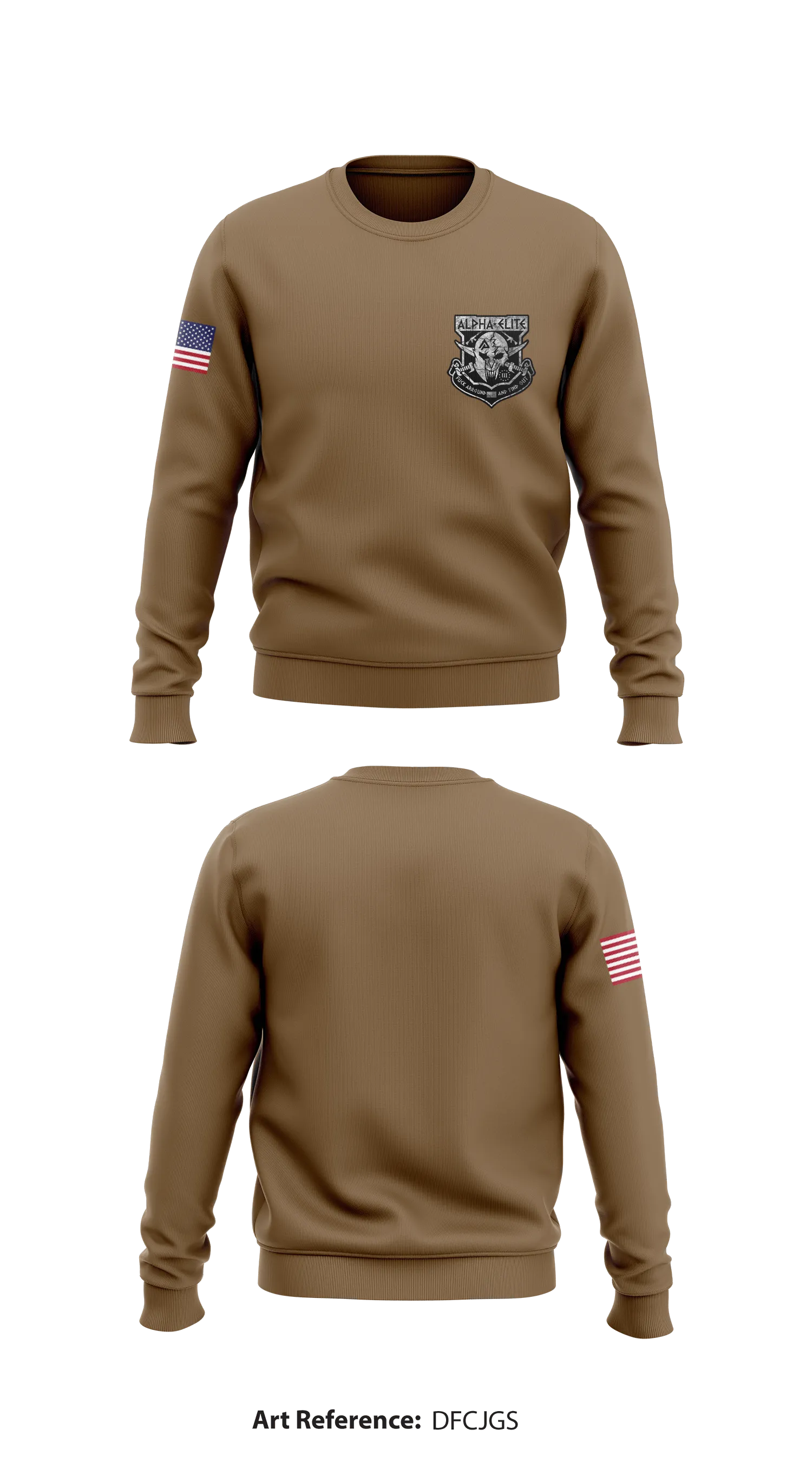 Alpha elite airsoft Store 1 Core Men's Crewneck Performance Sweatshirt - dFcJgs