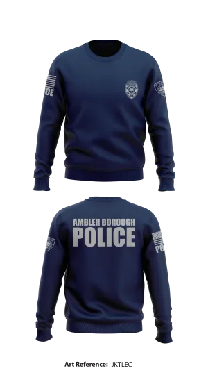 Ambler Borough Police  Store 1 Core Men's Crewneck Performance Sweatshirt - JKTLec