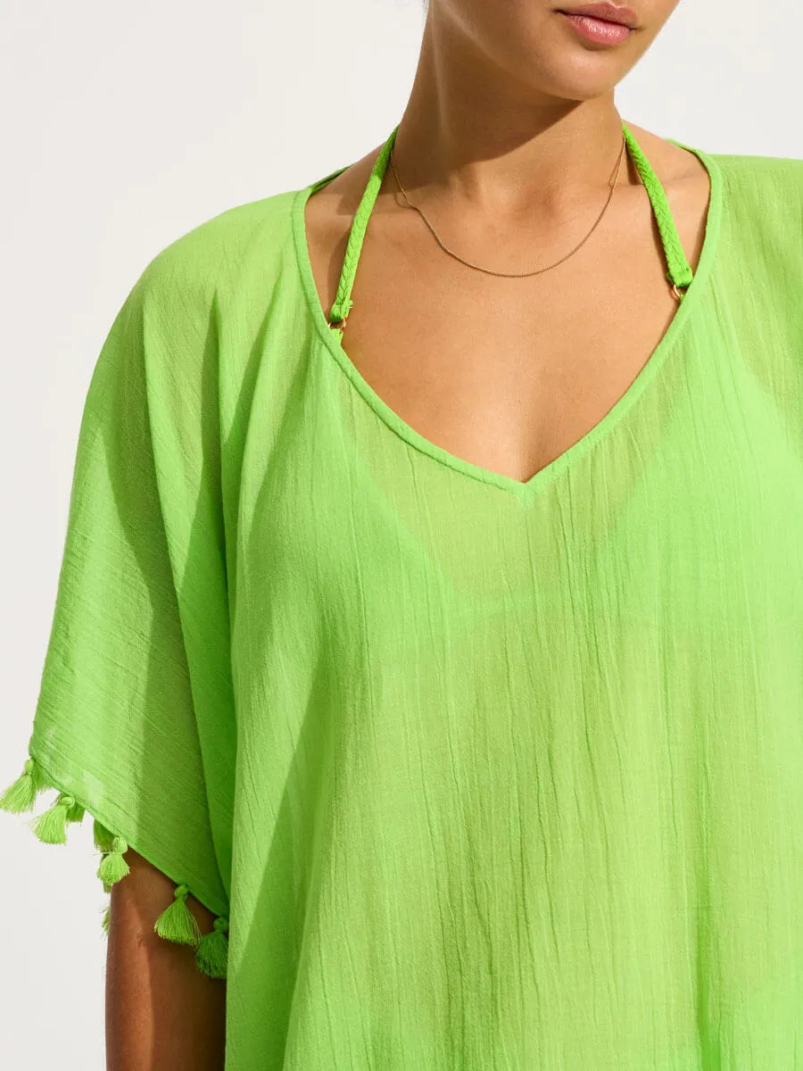 Amnesia Kaftan in Jasmine Green
