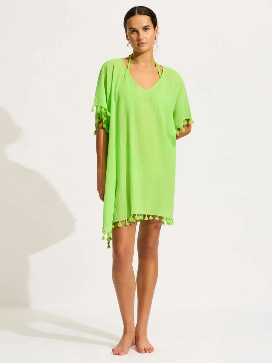 Amnesia Kaftan in Jasmine Green