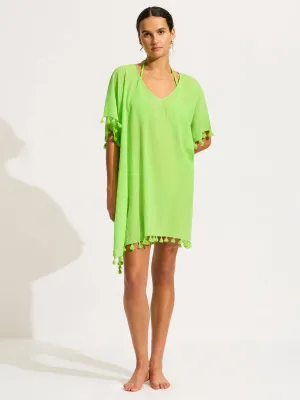 Amnesia Kaftan in Jasmine Green
