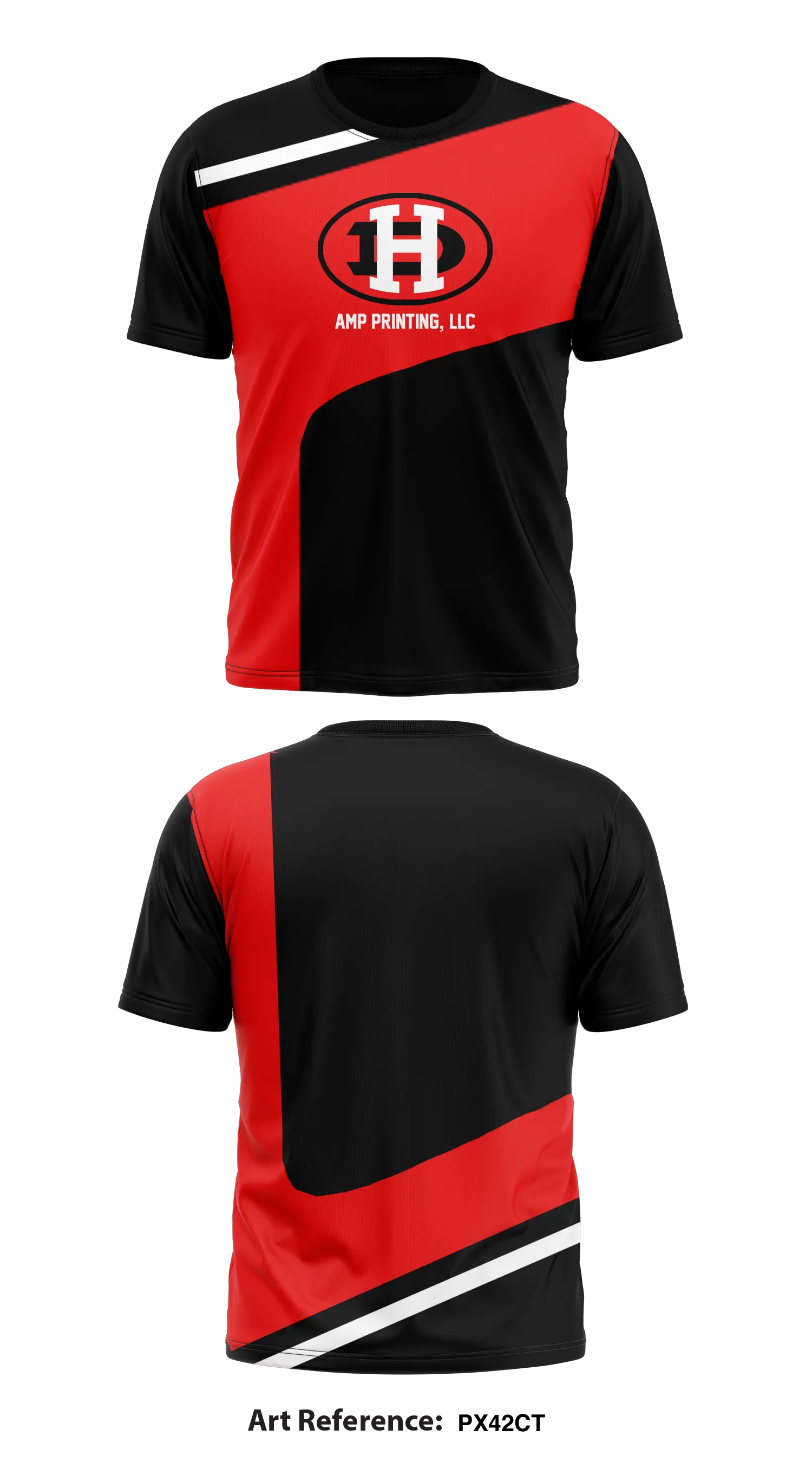 AMP Printing, LLC Core Men's SS Performance Tee - px42Ct