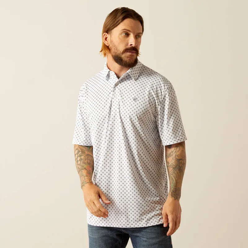 Ariat Men's All Over Print Polo