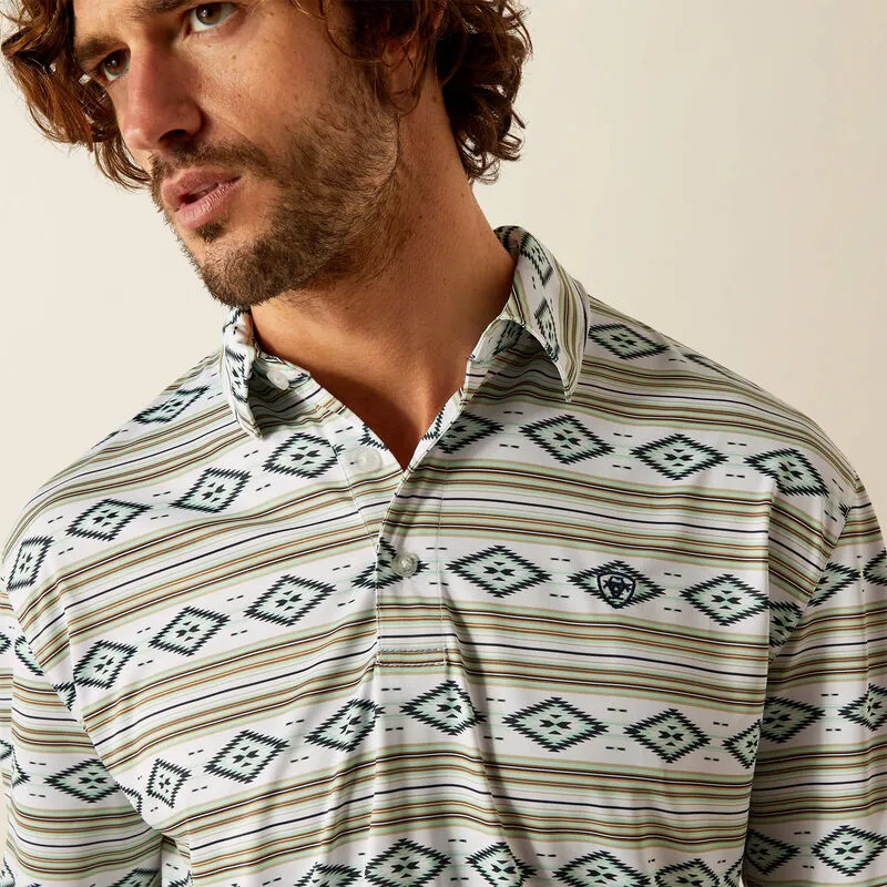 Ariat Men's All Over Print Polo