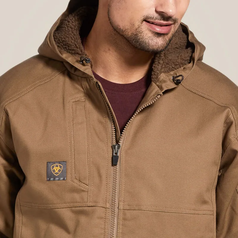 Ariat Men's Rebar DuraCanvas Water Repellent Jacket Khaki - 10032964