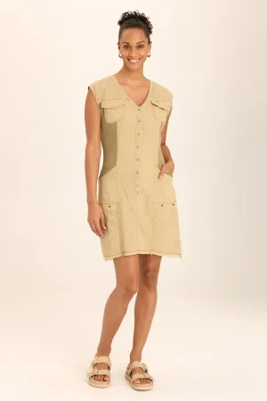 Austen Linen Mini Shirt Dress
