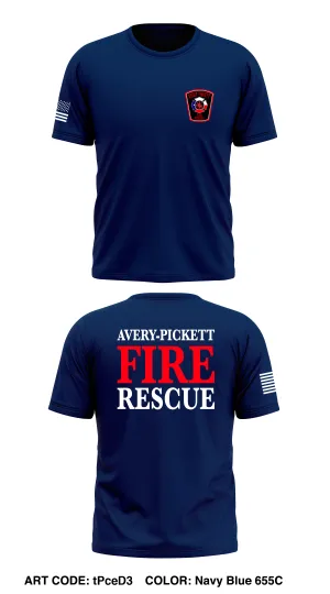 Avery-Pickett Fire Rescue  Store 1 Core Men's SS Performance Tee - tPceD3