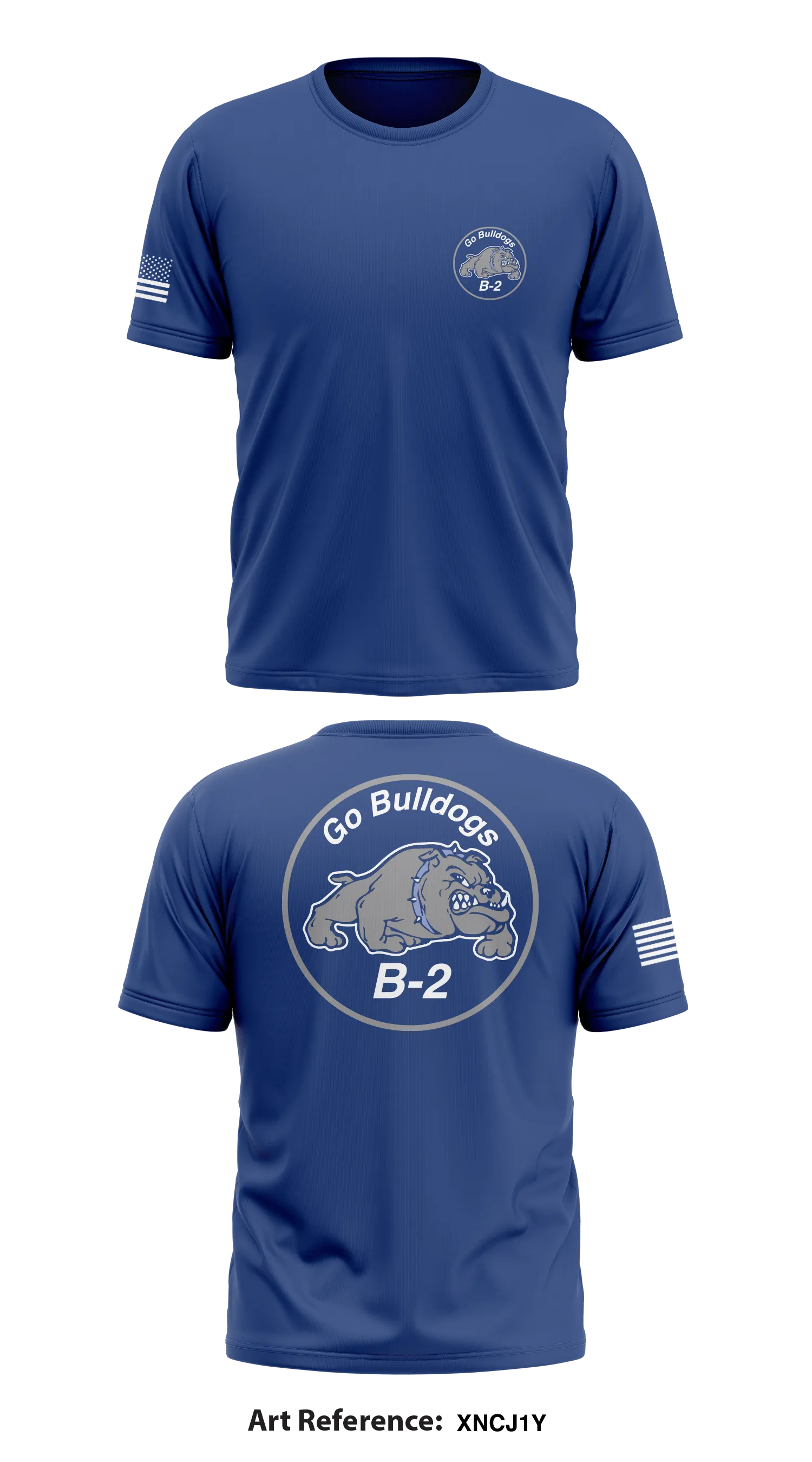 B-2 Bulldawgs Store 1 Core Men's SS Performance Tee - XncJ1y