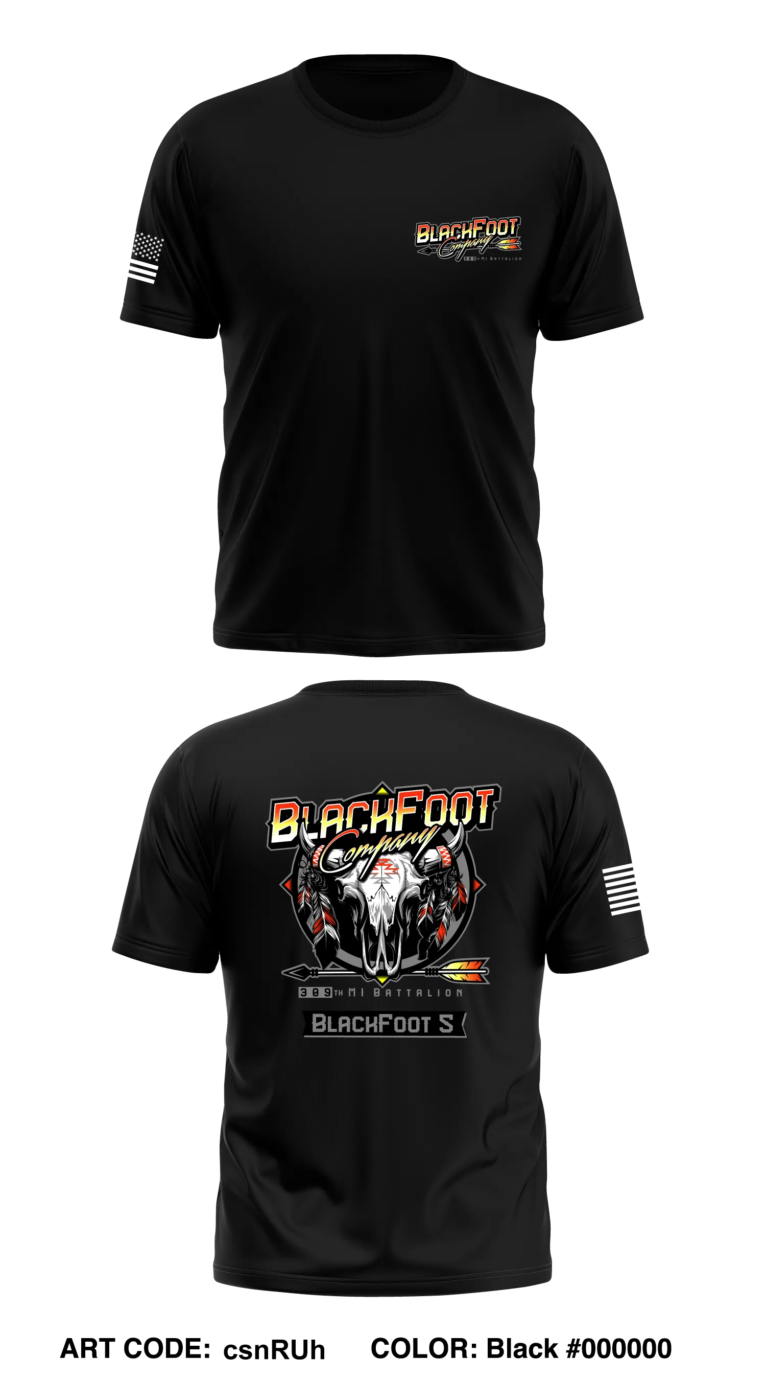 B Co 309th MI BN Core Men's SS Performance Tee - csnRUh