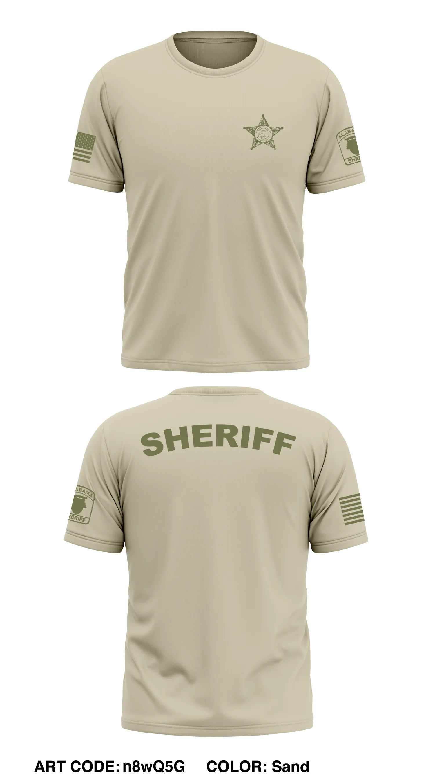 Baldwin County Sheriffs Office Store 1 Core Men's SS Performance Tee - n8wQ5G