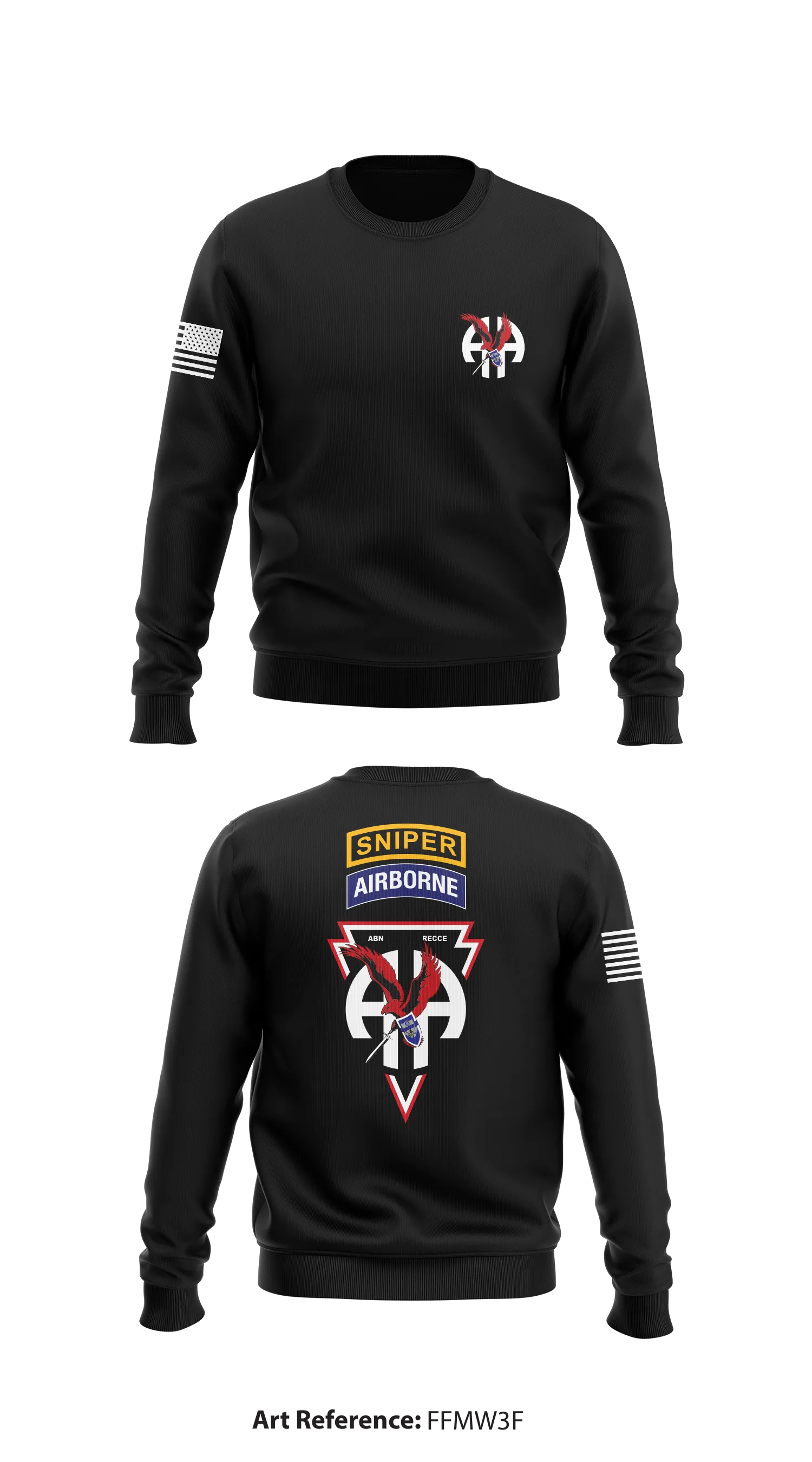 Battalion Reconnaissance Platoon Store 1 Core Men's Crewneck Performance Sweatshirt - fFMW3f