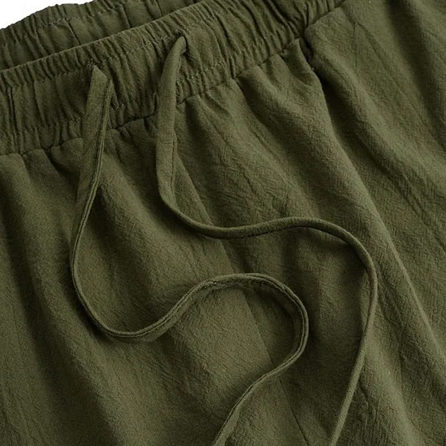 Beach Cargo Practical design Men's Pants Trousers Pants Summer Gauze Pants Super sale