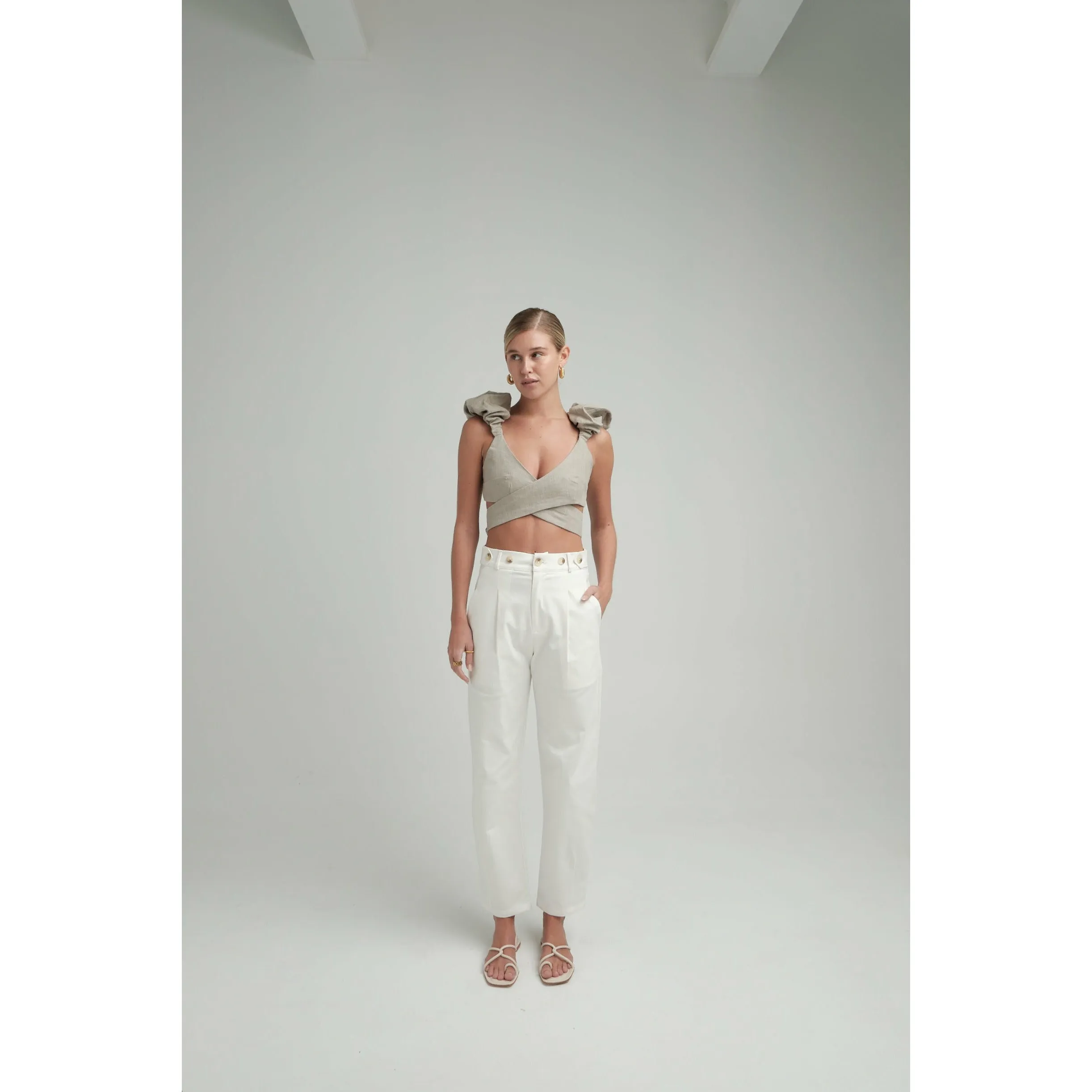 Bella Top - Khaki