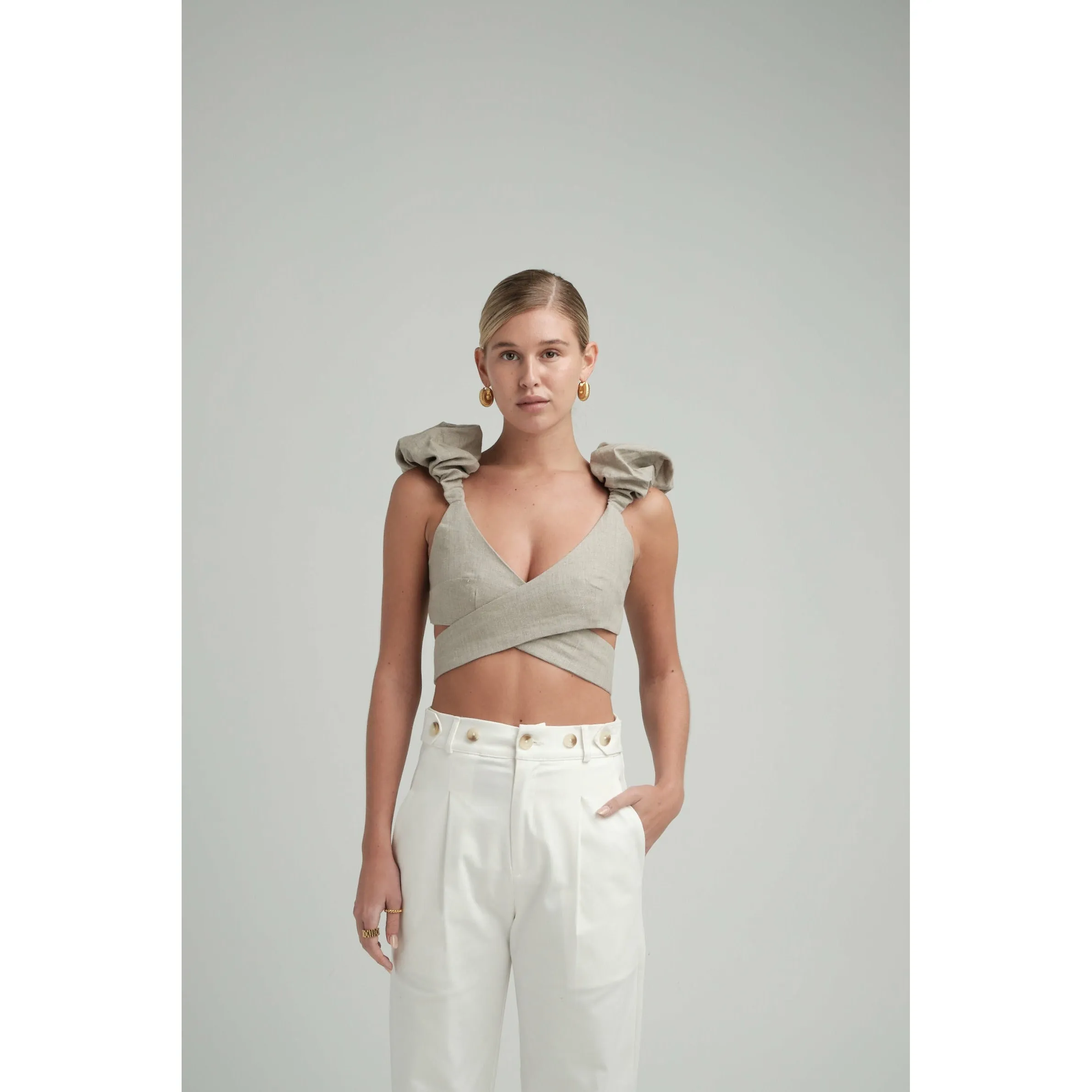Bella Top - Khaki