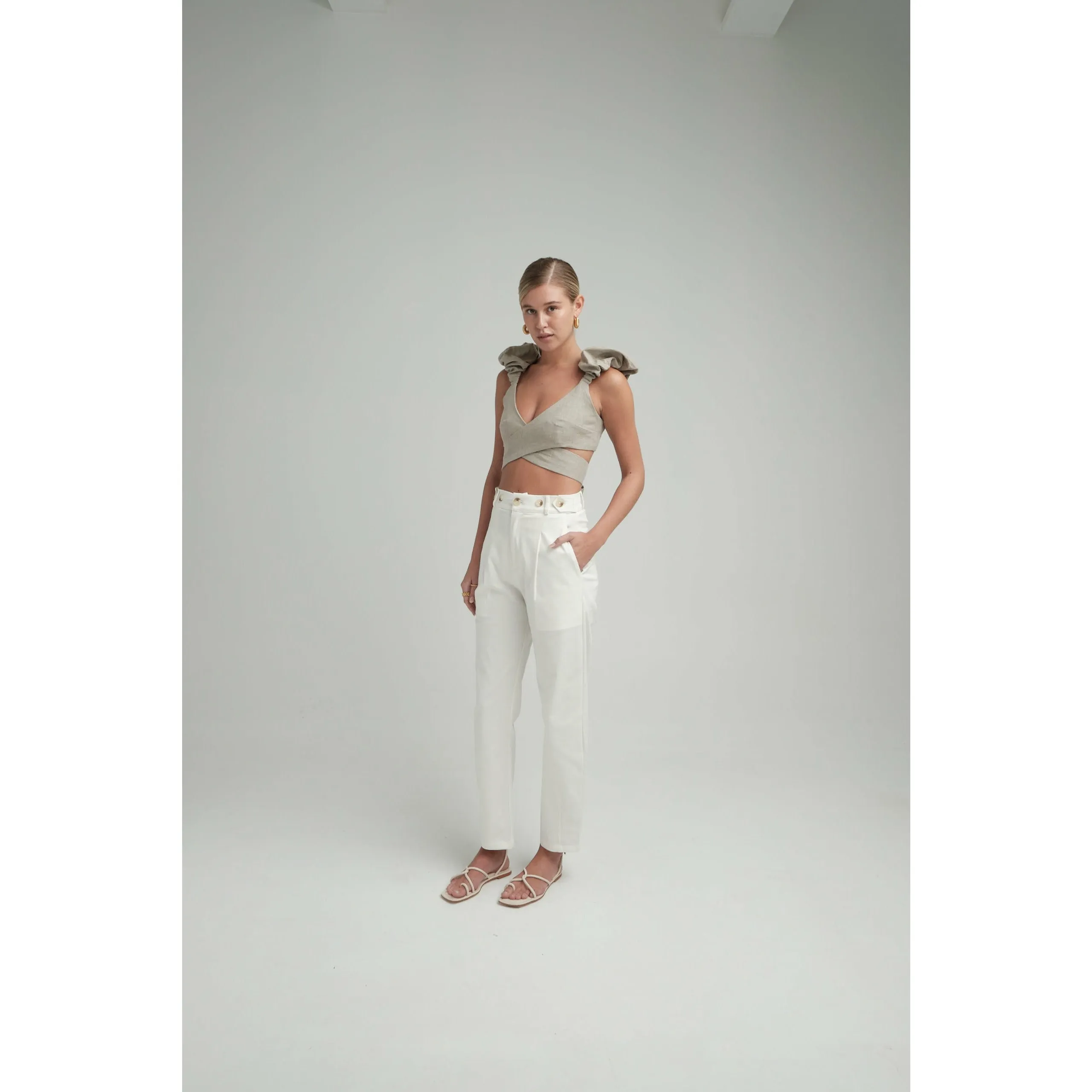 Bella Top - Khaki