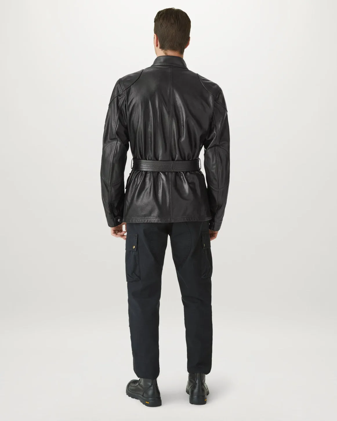 Belstaff Trialmaster Leather Jacket - Antique Black