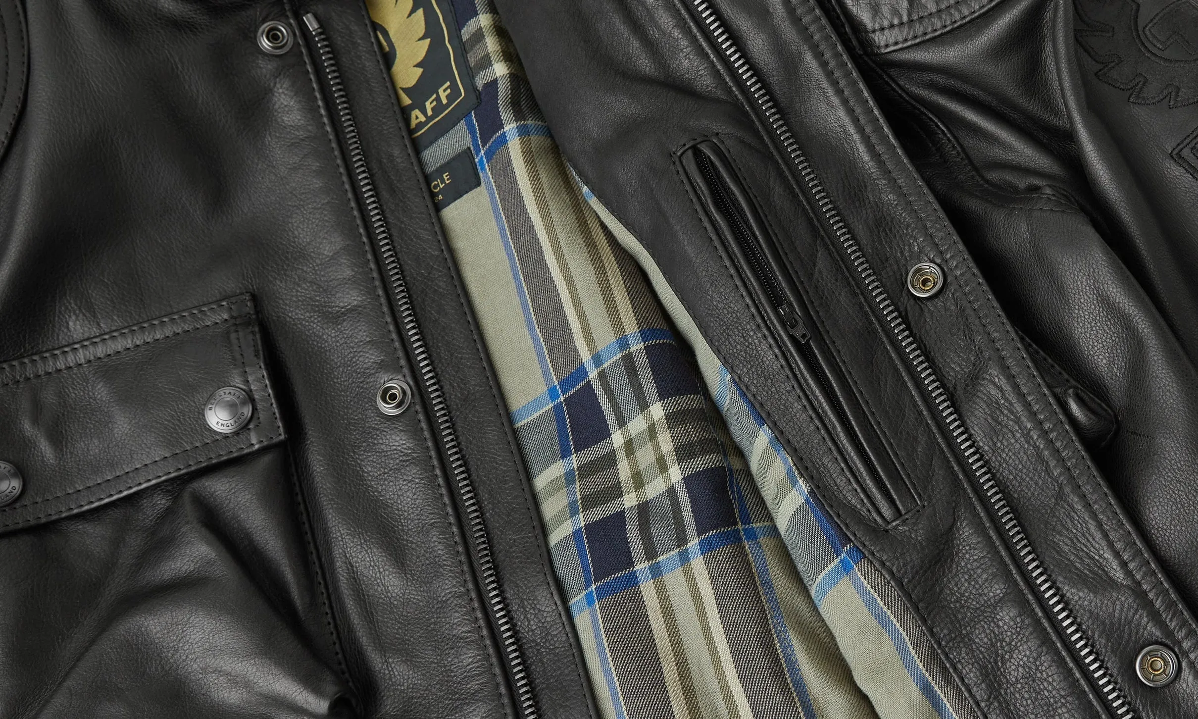 Belstaff Trialmaster Leather Jacket - Antique Black