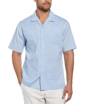 Big & Tall Authentic Embroidered Guayabera Shirt