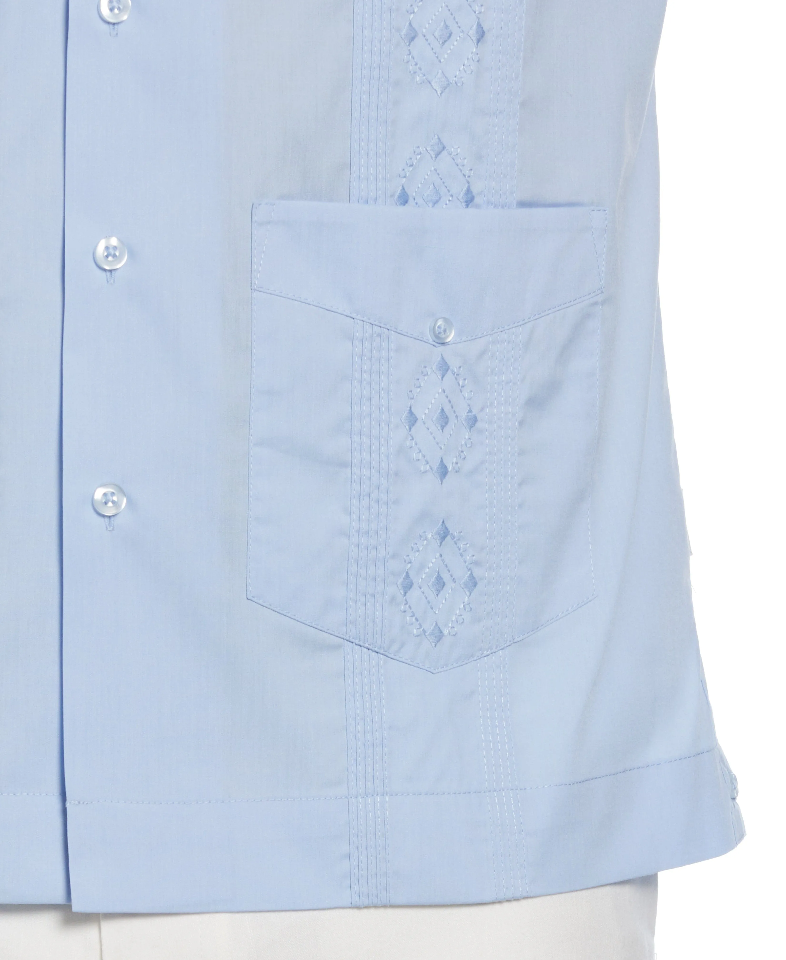 Big & Tall Authentic Embroidered Guayabera Shirt