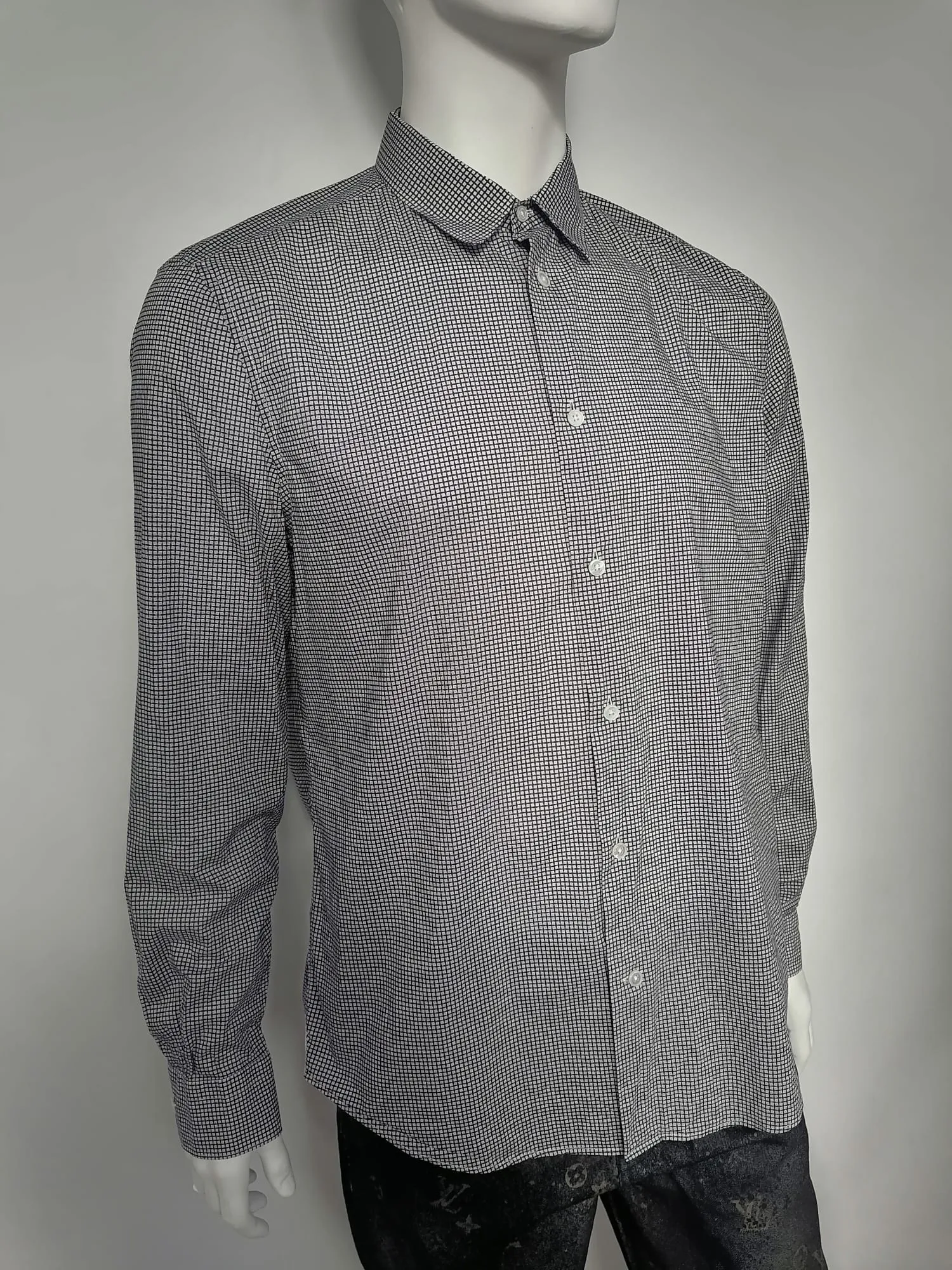 Black and White Geometric Shirt