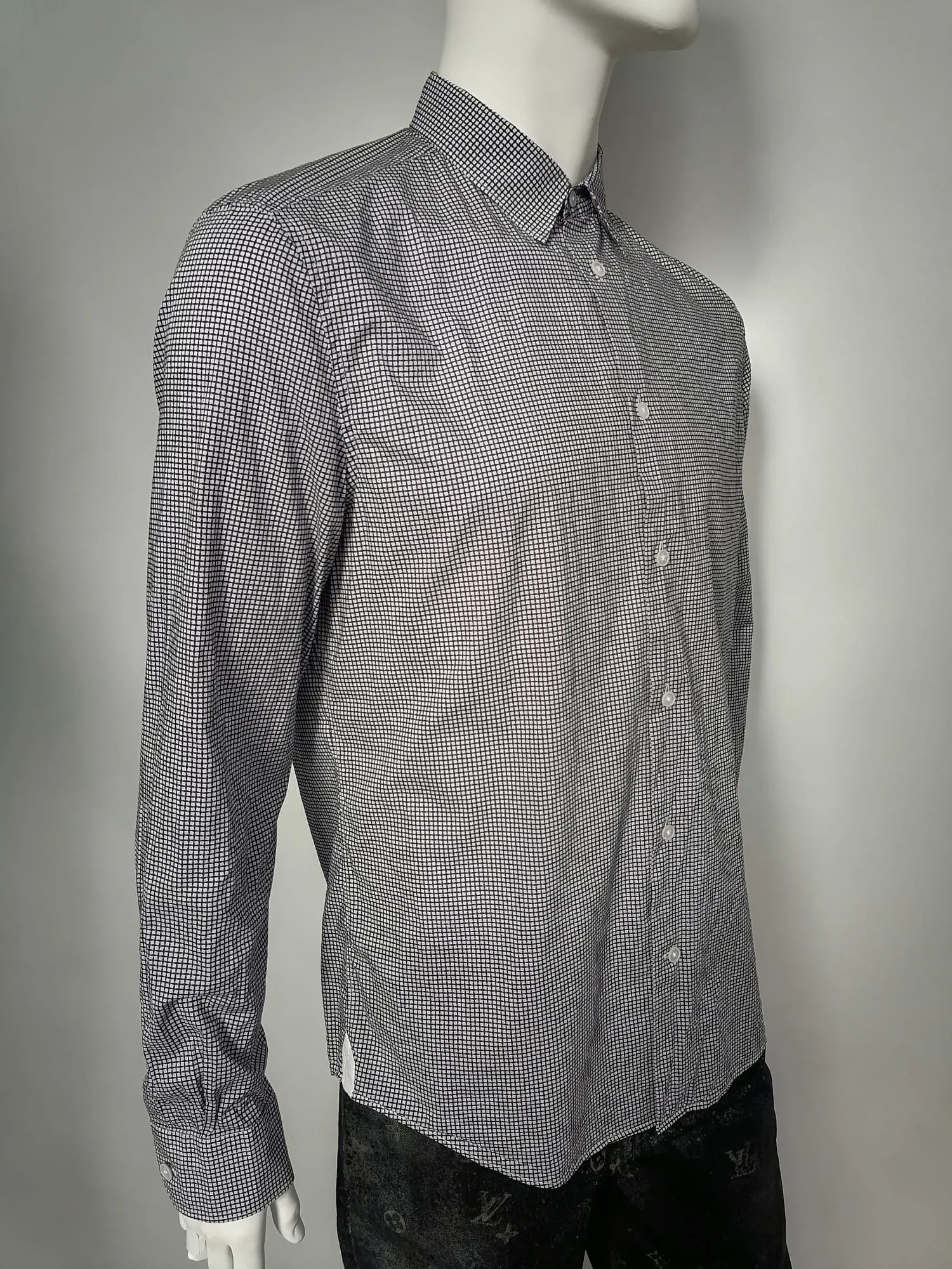 Black and White Geometric Shirt